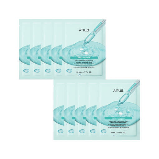 Anua PDRN Hyaluronic Acid Capsule 100 Serum Mask (10 Sheets)